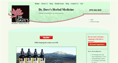 Desktop Screenshot of drdaves.com